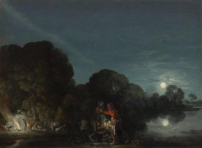 La fuga in Egitto da Adam Elsheimer