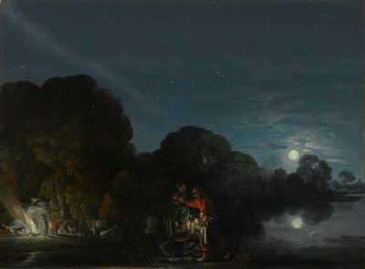 La fuga in Egitto da Adam Elsheimer