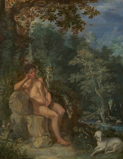 San Giovanni Battista nel deserto da Adam Elsheimer
