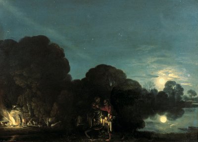 La fuga in Egitto da Adam Elsheimer