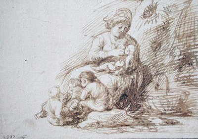 Donna che Allatta da Adam Elsheimer