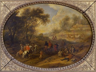 Un convoglio militare da Adam Frans van der Meulen