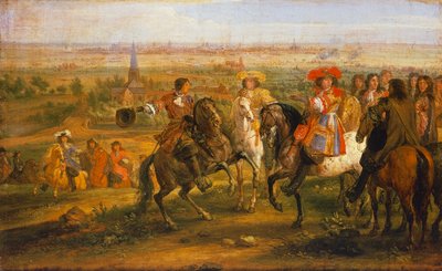 Cattura di Lille da parte di Luigi XIV, 28 agosto da Adam Frans van der Meulen