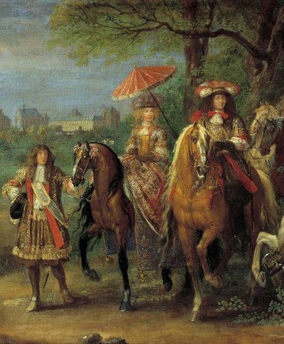 Re Luigi XIV (1638-1715) e la regina Maria Teresa d