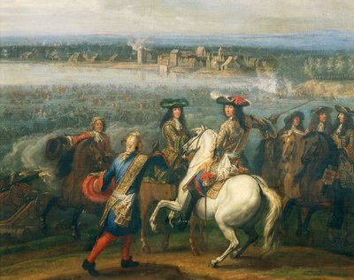 Luigi XIV a cavallo (dettaglio) da Adam Frans van der Meulen