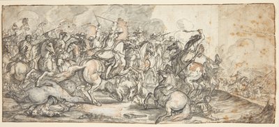 Combattimento di cavalieri da Adam Frans van der Meulen