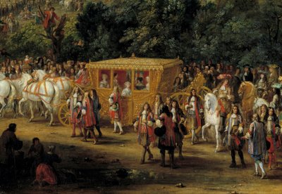 Corteo e corte (dettaglio) da Adam Frans van der Meulen