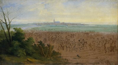 Le truppe di Luigi XIV davanti a Naarden, 20 luglio 1672 da Adam Frans van der Meulen