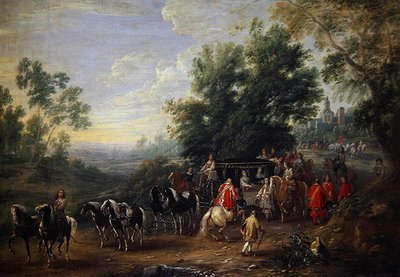 Processione di Viaggio di una Principessa da Adam Frans van der Meulen