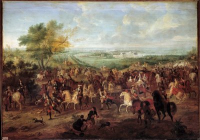 Passeggiata in carrozza di Re Luigi XIV, Regina Maria Teresa d
