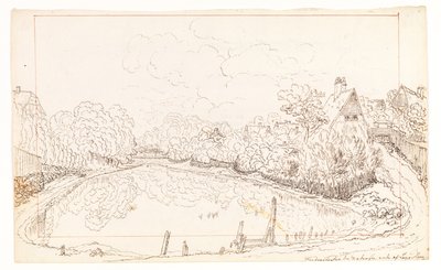 Lange Dam, Fredensborg da Adam Gottlob Gjelstrup