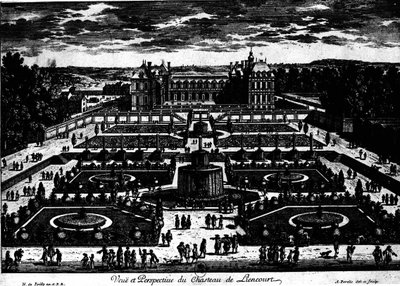 Castello di La Rochefoucauld a Liancourt da Adam Perelle