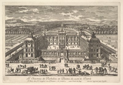 Il Castello di Richelieu in Poitou dal Lato dell