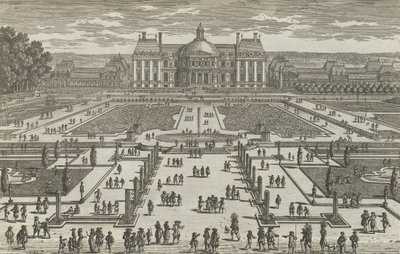 Veduta di Vaux-Le-Vicomte, 1680 da Adam Perelle