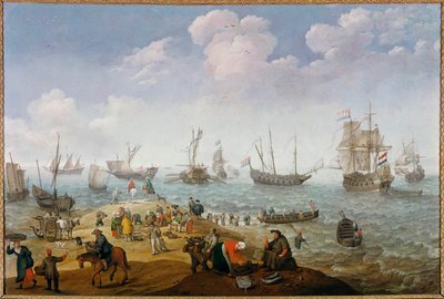 Scena di pesca da Adam Willaerts