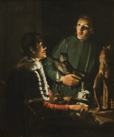 Due scultori di notte a Roma. Doppio ritratto di François Duquesnoy e Georg Petel da Adam de Coster