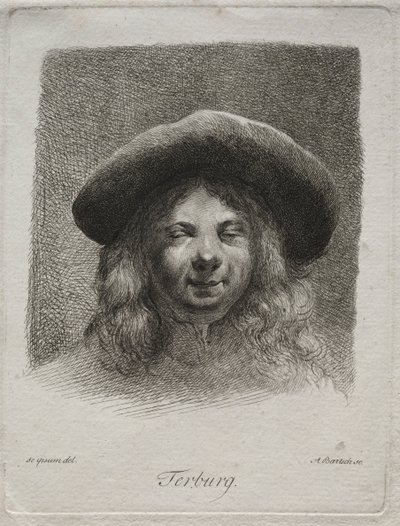 Ritratto di Gerard Terborch da Adam von Bartsch