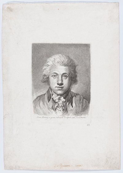 Autoritratto, 1785 da Adam von Bartsch