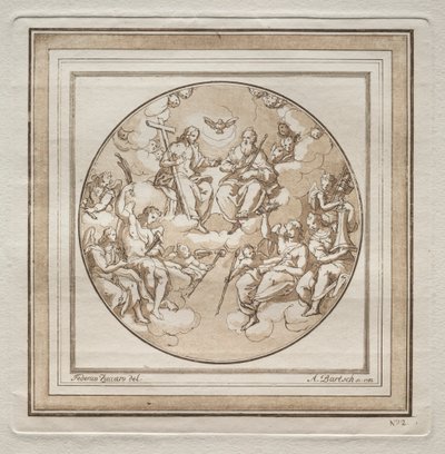 La Trinità da Adam von Bartsch