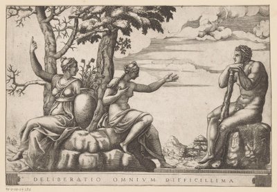 Ercole al bivio da Adamo Scultori
