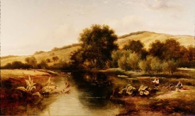 Bambini che pescano da Adams Barland