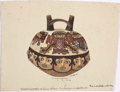 Contenitore da Nazca, Perù da Adela Breton