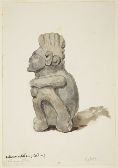 Figura da Ixtacamaxtitlan, Cholula, Puebla, Messico da Adela Breton
