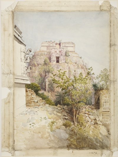 Casa del Mago, Uxmal, Messico da Adela Breton