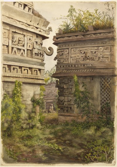 Scena da Chichen Itza, Messico da Adela Breton