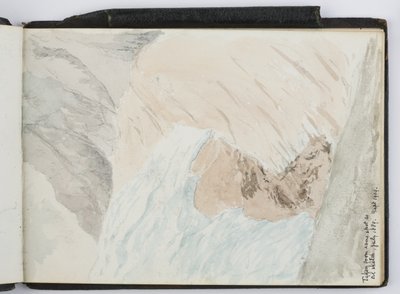 Taccuino di acquerelli, disegni e appunti, Nord e Sud America ed Europa, 1909-1910, rilegato in pelle verde da Adela Breton