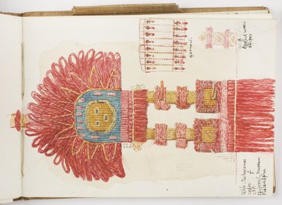 Taccuino di acquerelli e disegni da Adela Breton