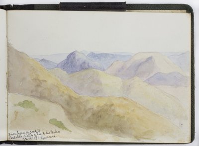 Taccuino di acquerelli, disegni e appunti, Messico, 1896-1898 da Adela Breton