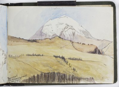 Taccuino di acquerelli, disegni e appunti, Messico, 1896-1898 da Adela Breton