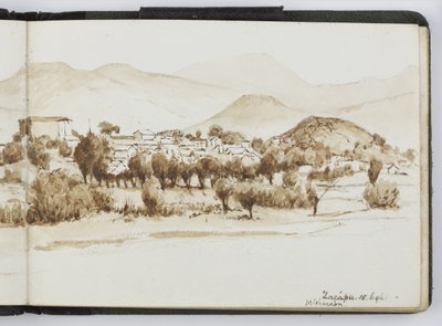 Taccuino di acquerelli, disegni e appunti, Messico, 1896-1898 da Adela Breton