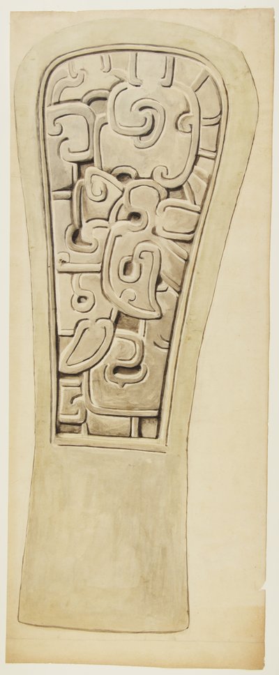 Rilievo in pietra da Veracruz, Messico da Adela Breton