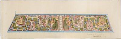 Rilievo in pietra da Xochicalco, Messico da Adela Breton