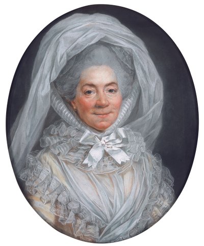Ritratto di una signora, conosciuta come Madame Poisson, madre di Madame de Pompadour da Adelaide Labille Guiard