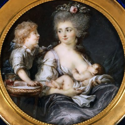Madame Mitoire e i suoi figli da Adelaide Labille Guiard