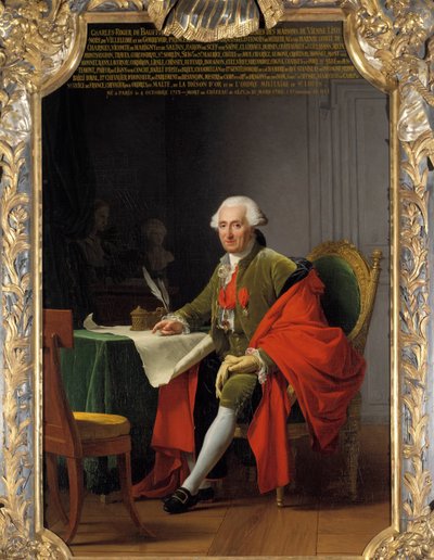 Ritratto a figura intera di Charles Roger, Principe di Bauffremont da Adelaide Labille Guiard