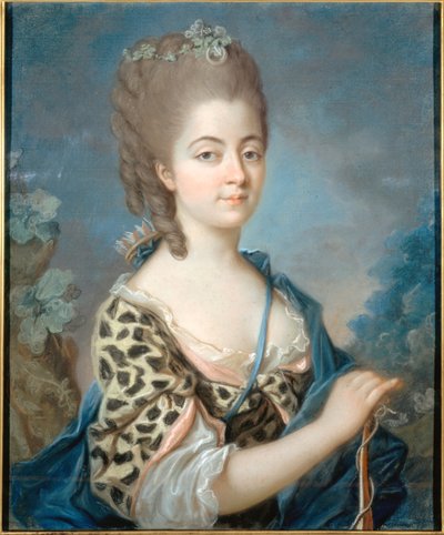 Ritratto di Marie-Aurore de Saxe come Diana da Adelaide Labille Guiard