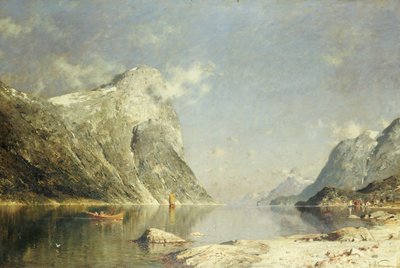 Una scena di fiordo da Adelsteen Normann