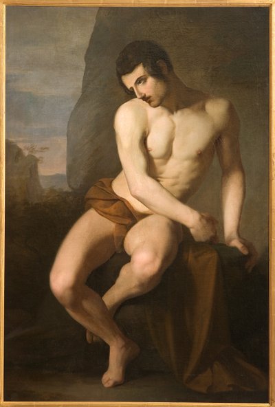 Nudo maschile (Prometeo) da Adeodato Malatesta or Malatesti