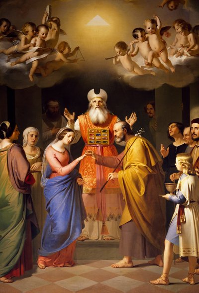 Matrimonio della Vergine da Adeodato Malatesta or Malatesti