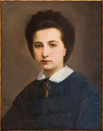Ritratto di donna (Famiglia Ghirelli) da Adeodato Malatesta or Malatesti