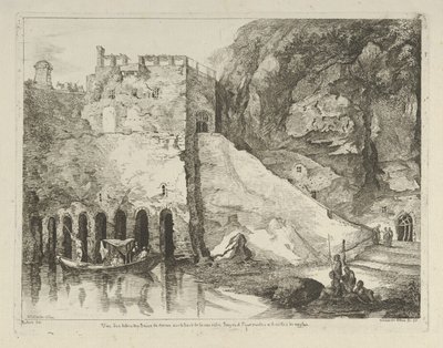 Vista dei Resti delle Terme di Nerone da Differentes vues dessinées d