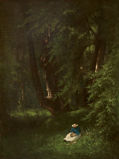 Nel bosco da Adlophe Lalauze