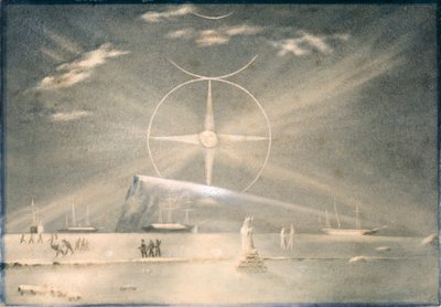 Para Selance o Luna Artica, c. 1850-51 da Admiral Pelham Aldrich