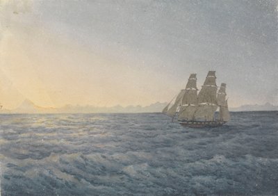 Ande, Picco Aconcagua distante 170 miglia, 18 giugno 1849 da Admiral Sir Edward Gennys Fanshawe