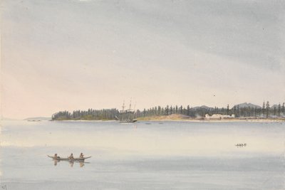 Fort Rupert, Beaver Harbour, Isola di Vancouver, 23 luglio 1851 da Admiral Sir Edward Gennys Fanshawe