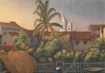 Da una finestra sul retro a Panama, 10 marzo 1850 da Admiral Sir Edward Gennys Fanshawe